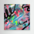 CONFETTI PRINT ON CANVAS 