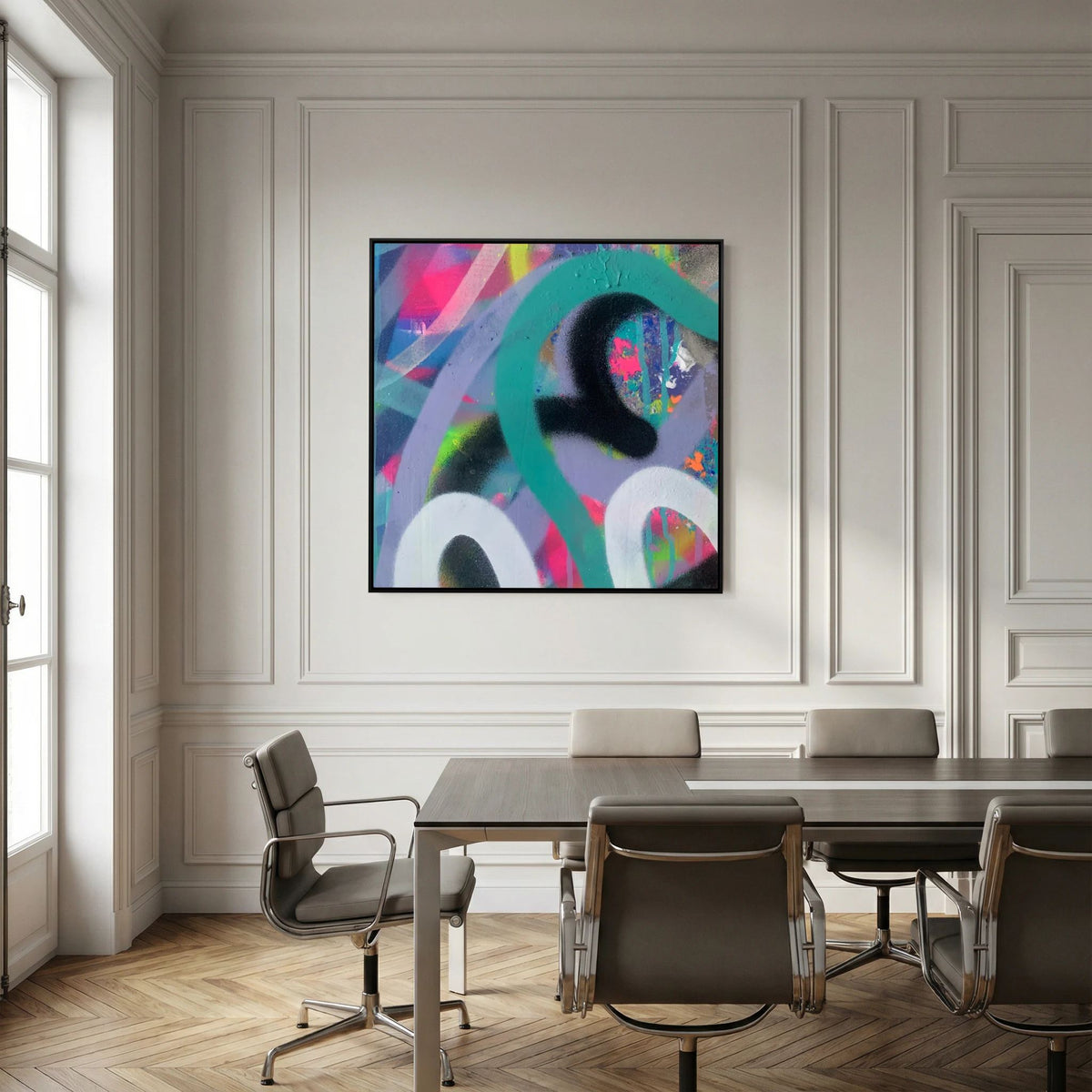 FAIRGROUND PRINT ON CANVAS  