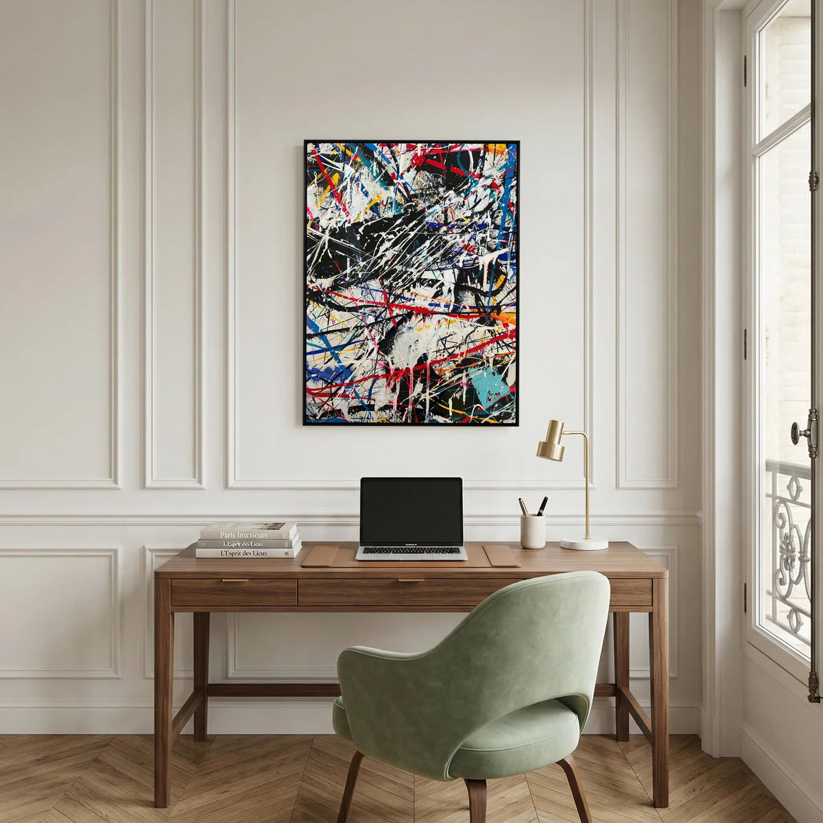 DESTRUCTION  (2024) CANVAS PRINT   