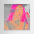 Santa Monica Fuchsia Print on Canvas
