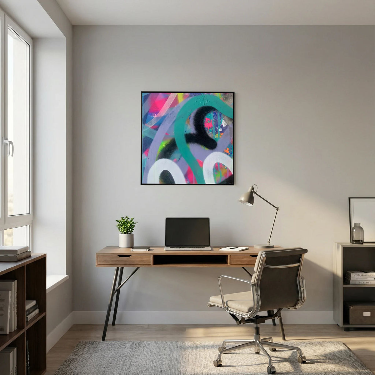 FAIRGROUND PRINT ON CANVAS  