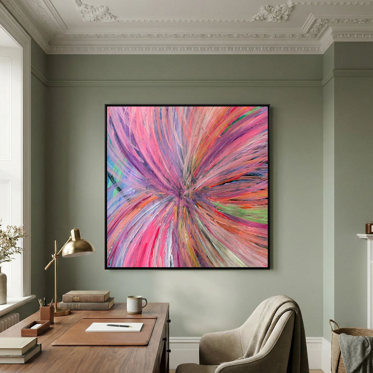 FIXATED (2020) PRINT ON CANVAS 