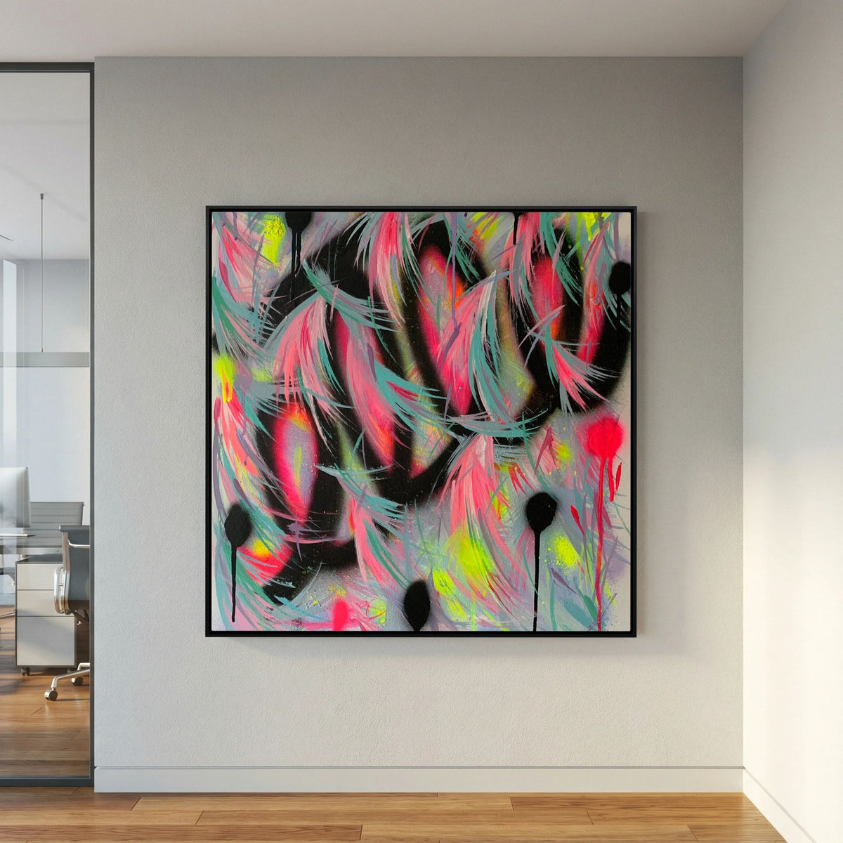 MUTED NOISE (2020) PRINT ON CANVAS  - Copy