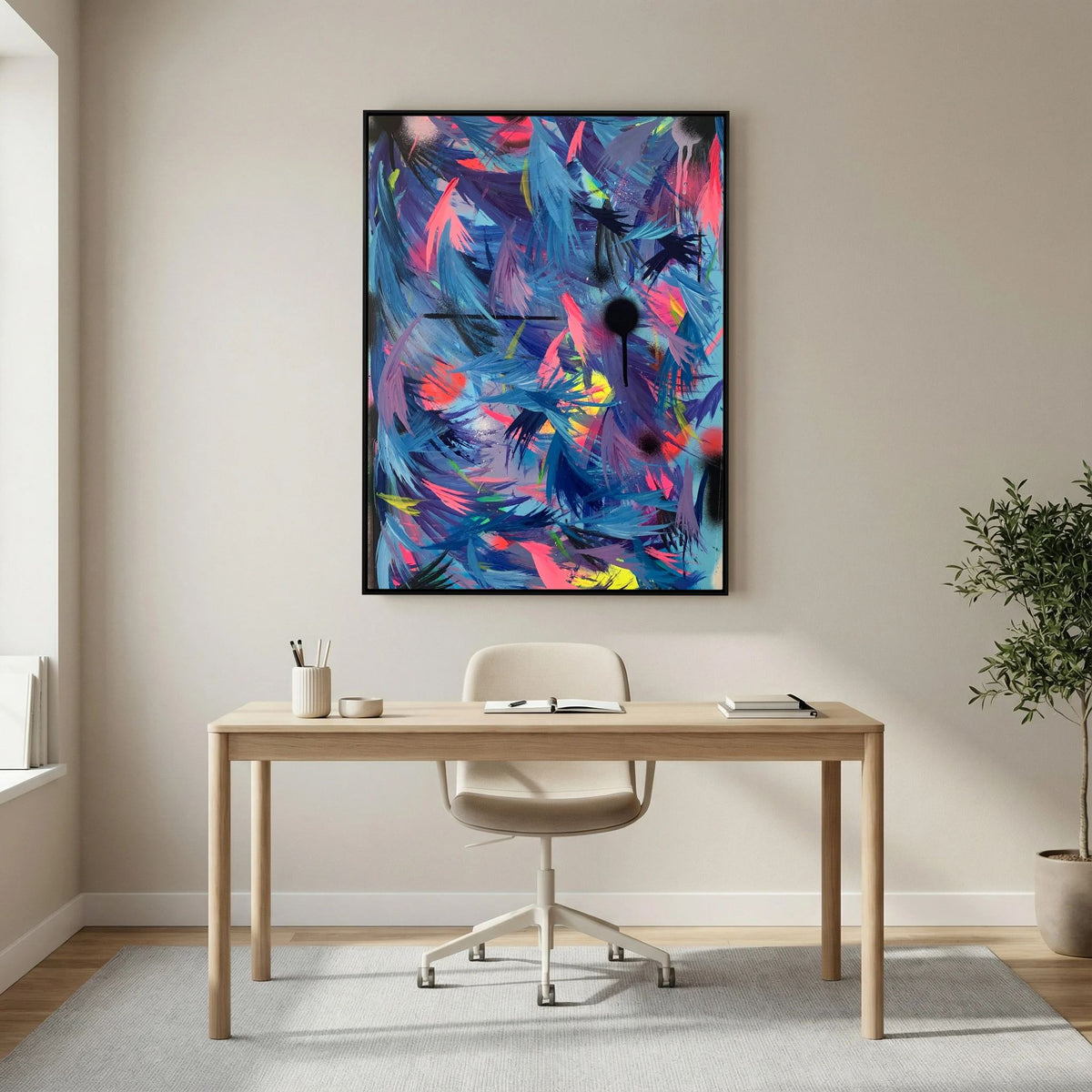 CYAN (2021) CANVAS PRINT   - Copy