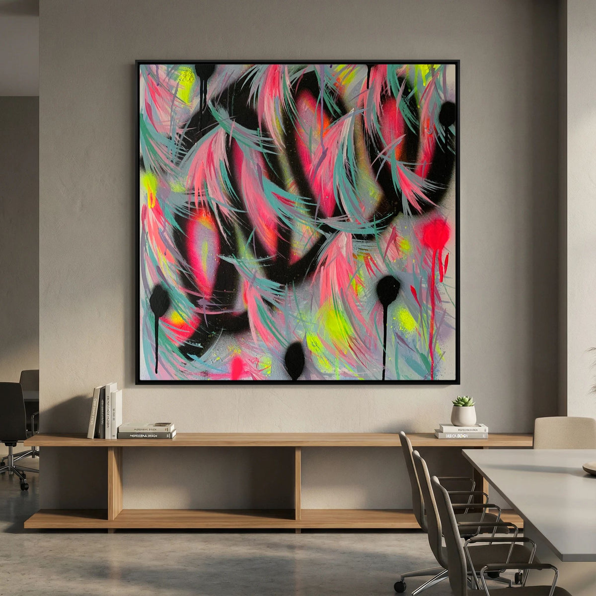 MUTED NOISE (2020) PRINT ON CANVAS  - Copy