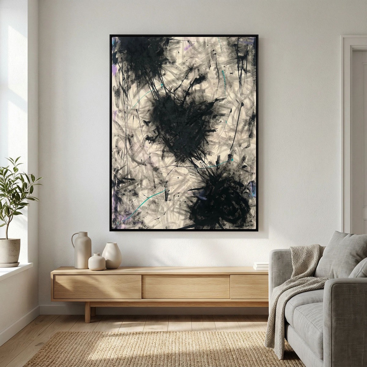 THREE HEARTS (2024) CANVAS PRINT 