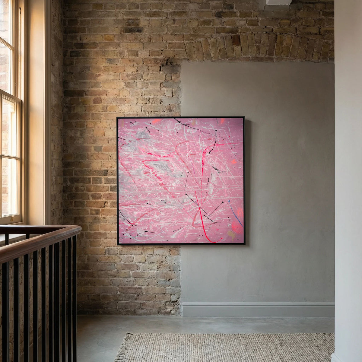 PAINT IN PINK (2024) PRINT ON CANVAS     