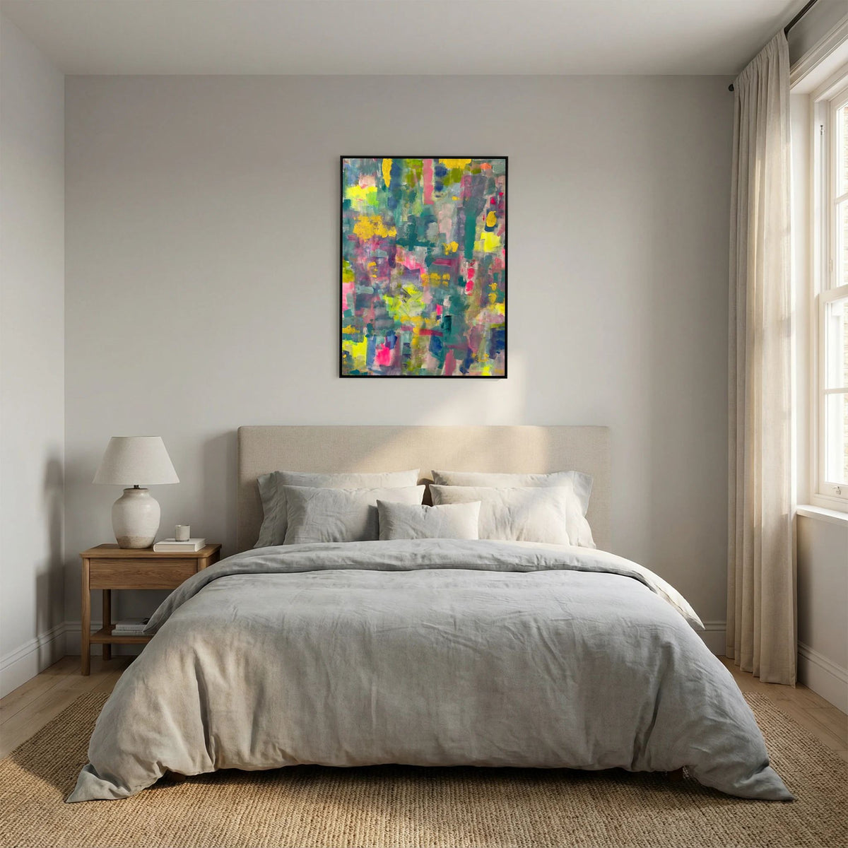 GARDEN IN SUMMER (2023) CANVAS PRINT   