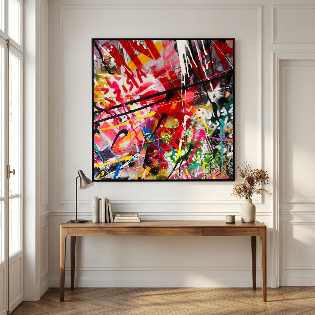 PAINTED NOISE (2023) CANVAS PRINT  