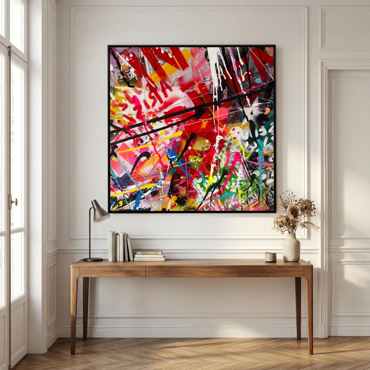 PAINTED NOISE (2023) CANVAS PRINT  