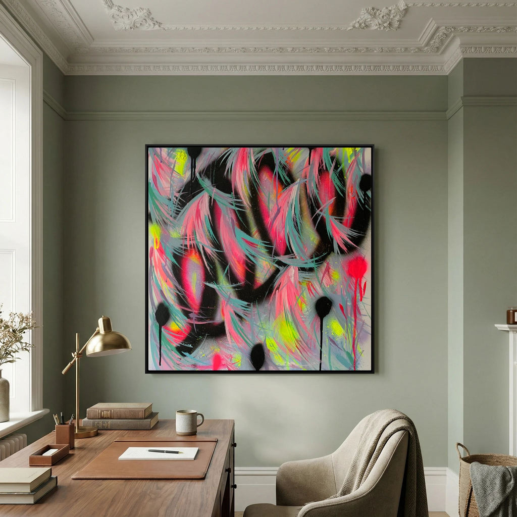 MUTED NOISE (2020) PRINT ON CANVAS  - Copy