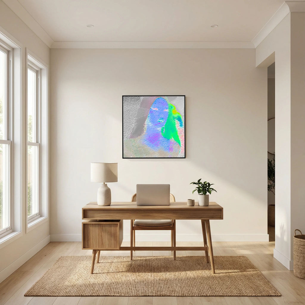 Santa Monica Blue Print on Canvas 