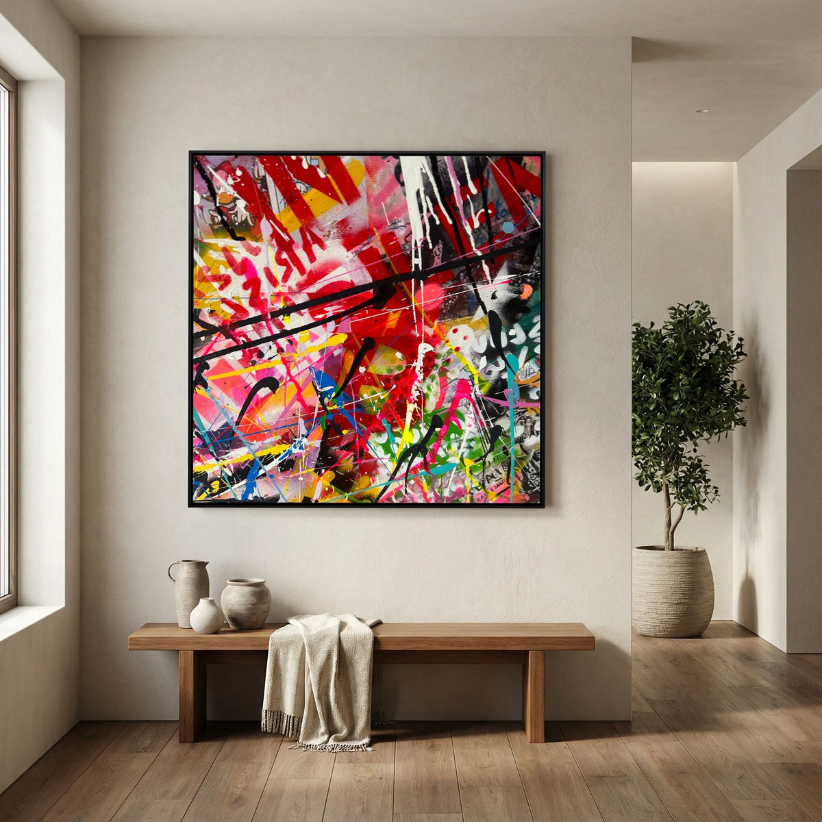 PAINTED NOISE (2023) CANVAS PRINT  
