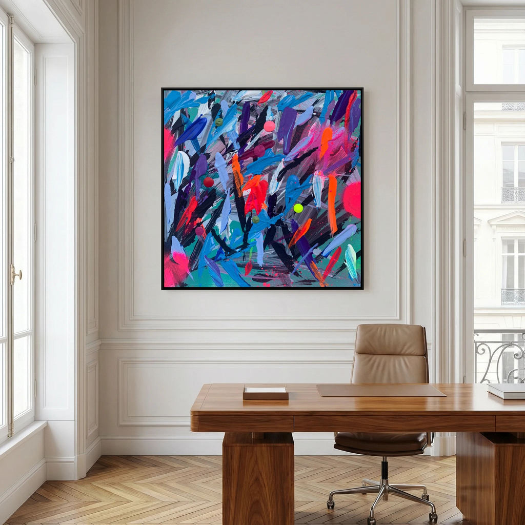 BLUE JAY (2020) PRINT ON CANVAS 