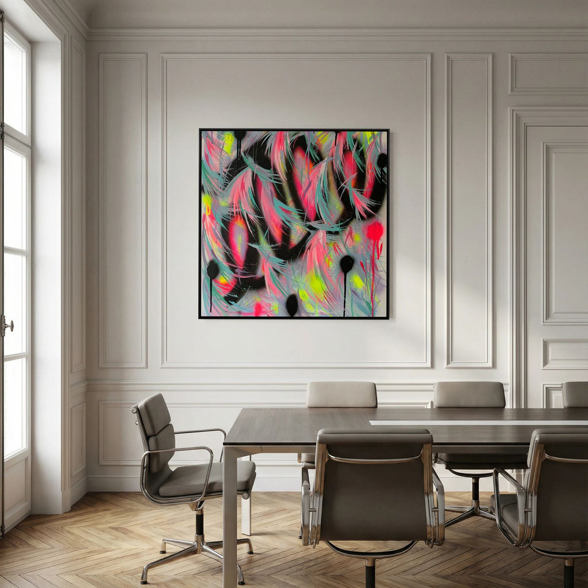 MUTED NOISE (2020) PRINT ON CANVAS  - Copy