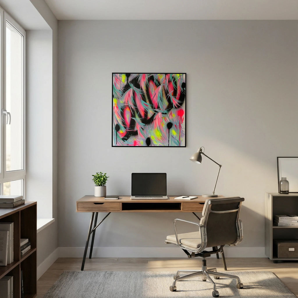 MUTED NOISE (2020) PRINT ON CANVAS  - Copy