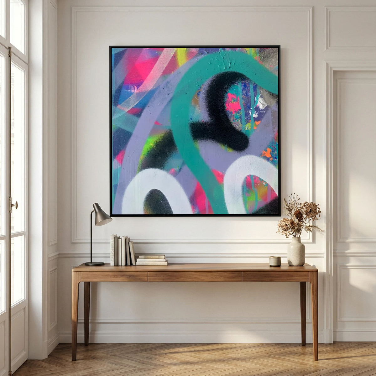 FAIRGROUND PRINT ON CANVAS  