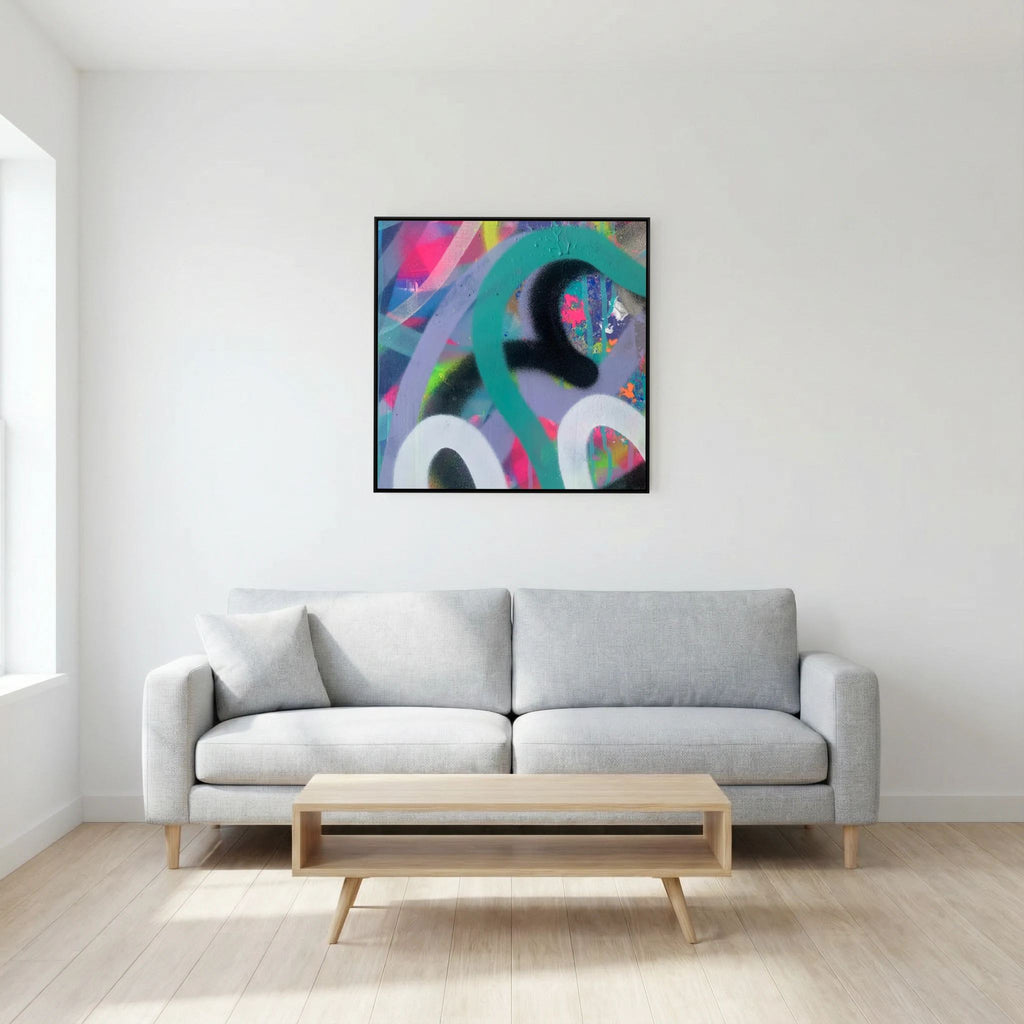 FAIRGROUND PRINT ON CANVAS  
