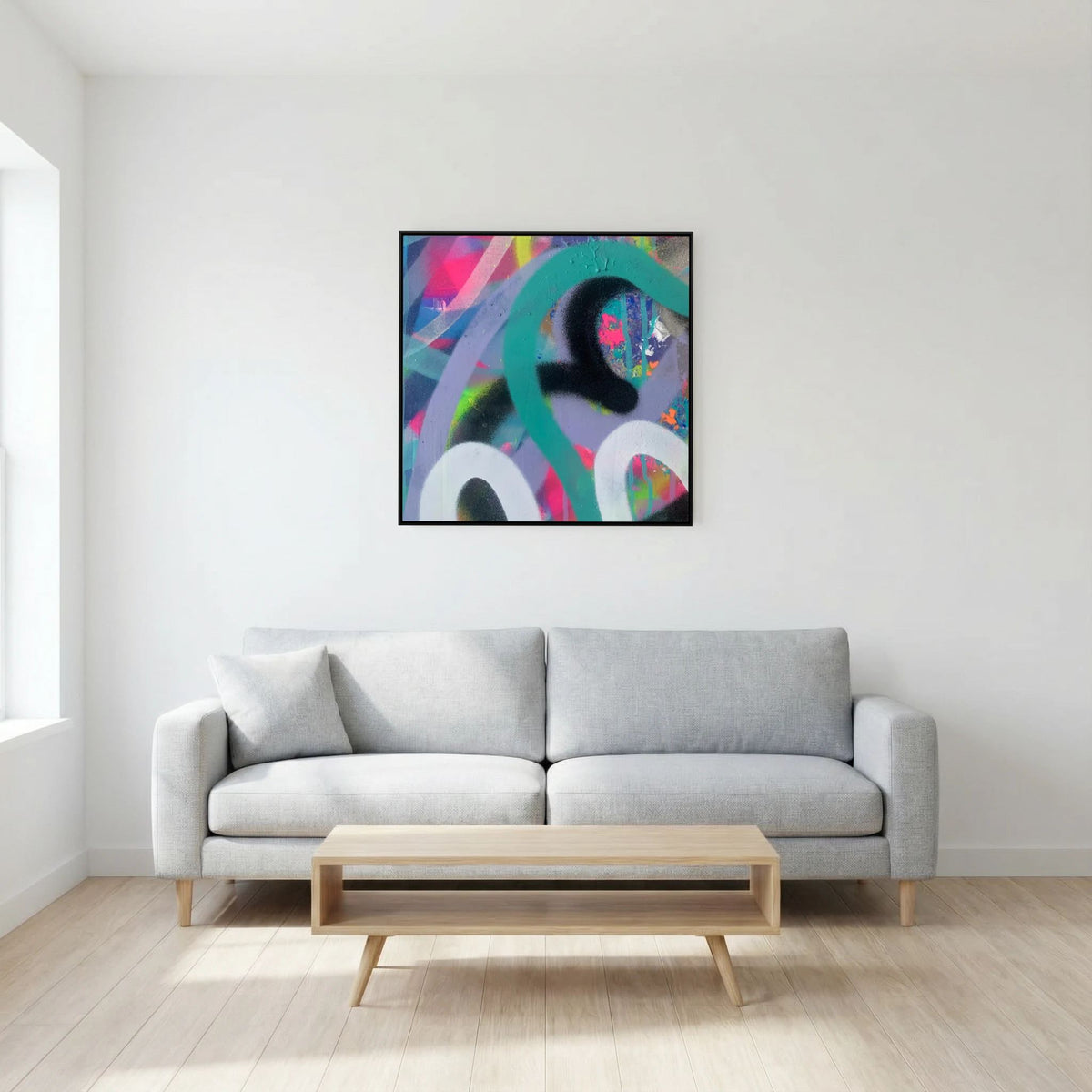 FAIRGROUND PRINT ON CANVAS  