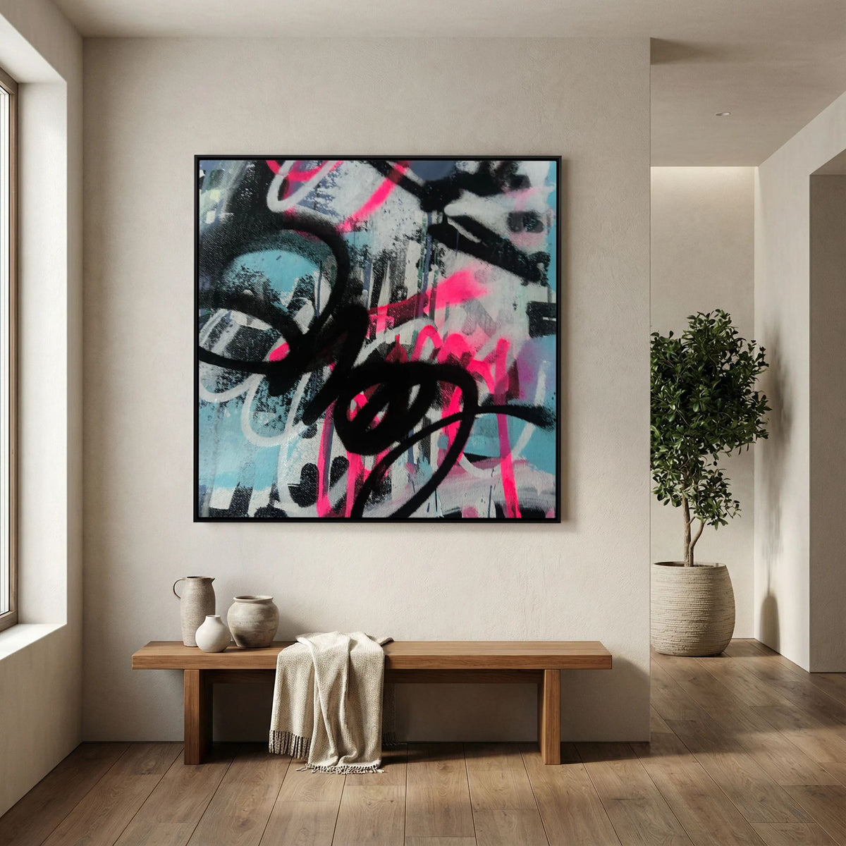 LOVE ON THE CANVAS PRINT ON CANVAS