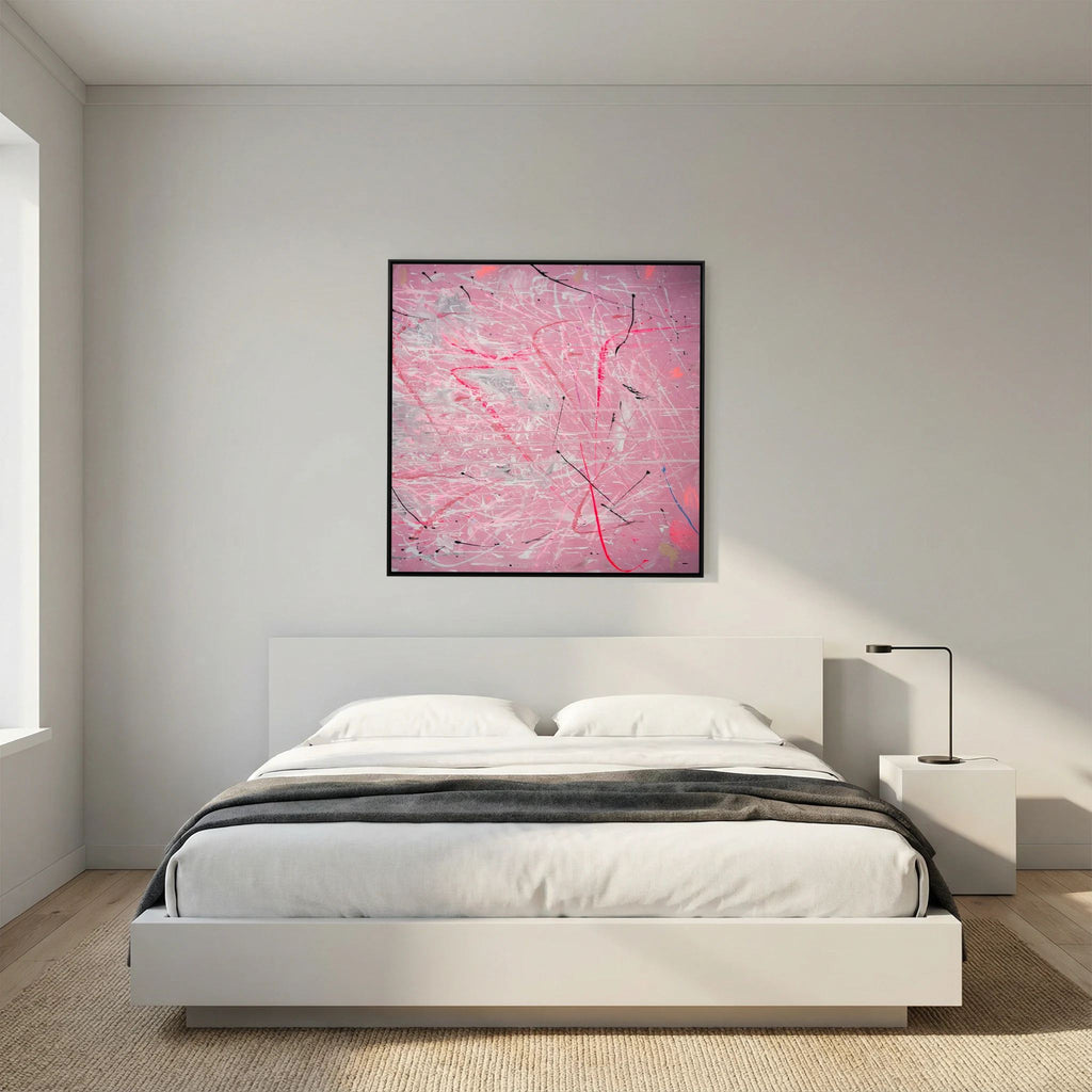 PAINT IN PINK (2024) PRINT ON CANVAS     