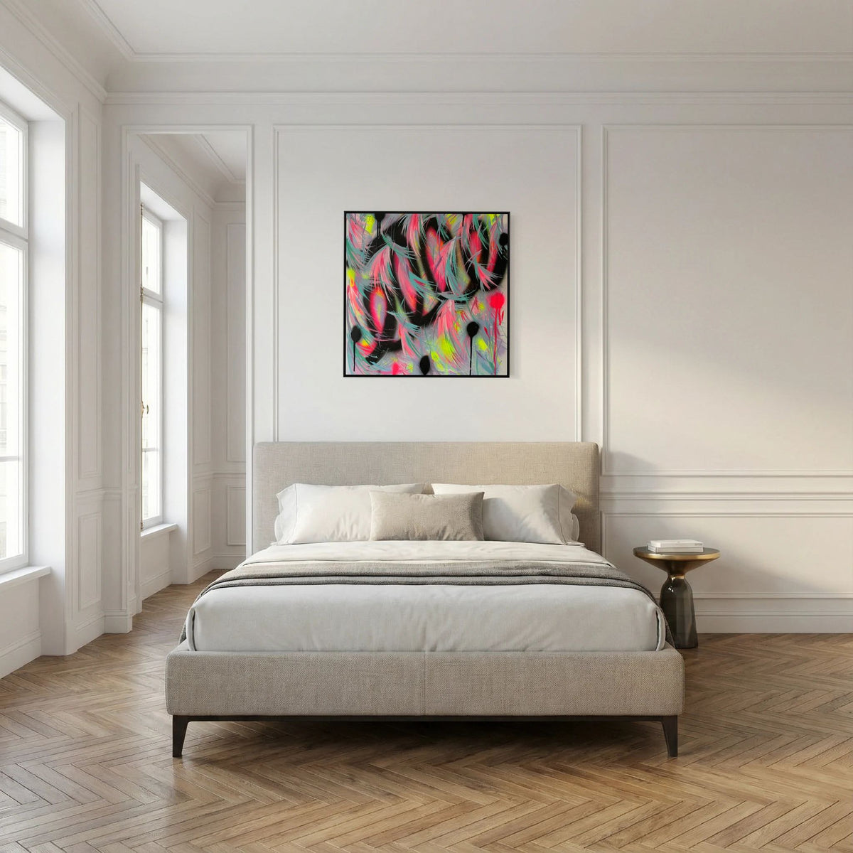 MUTED NOISE (2020) PRINT ON CANVAS  - Copy