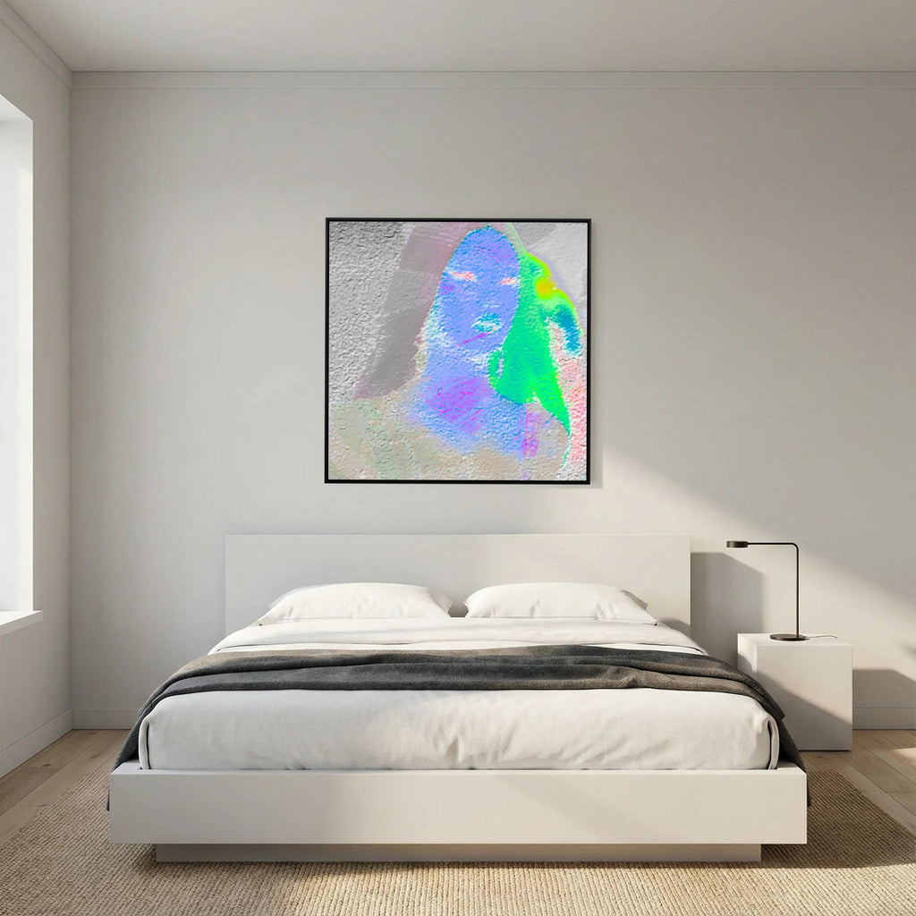 Santa Monica Blue Print on Canvas 