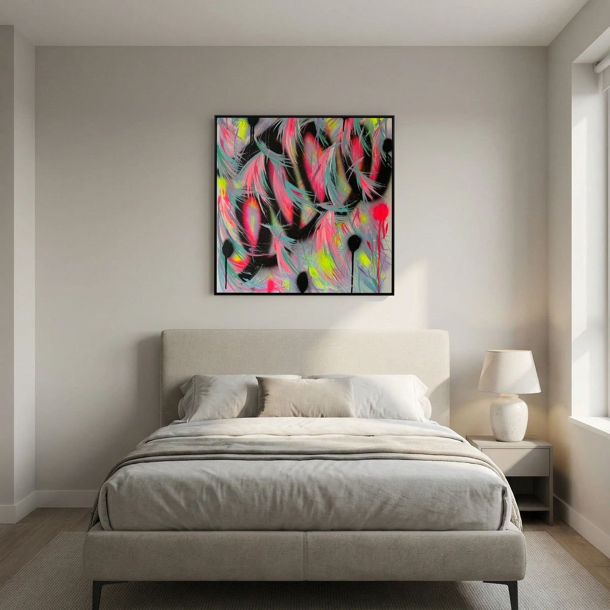 MUTED NOISE (2020) PRINT ON CANVAS  - Copy