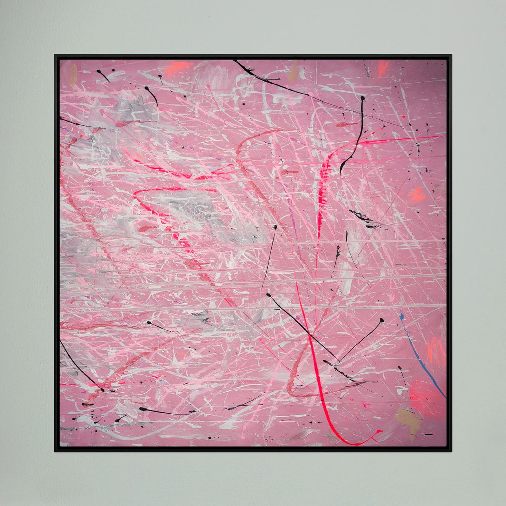 PAINT IN PINK (2024) PRINT ON CANVAS     