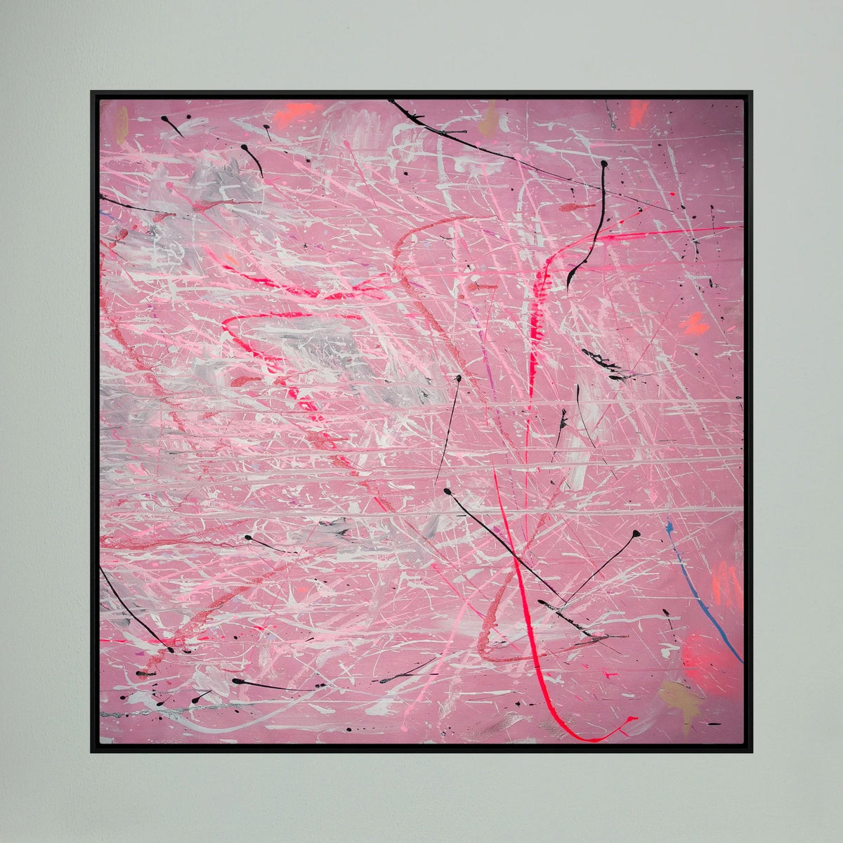 PAINT IN PINK (2024) PRINT ON CANVAS     