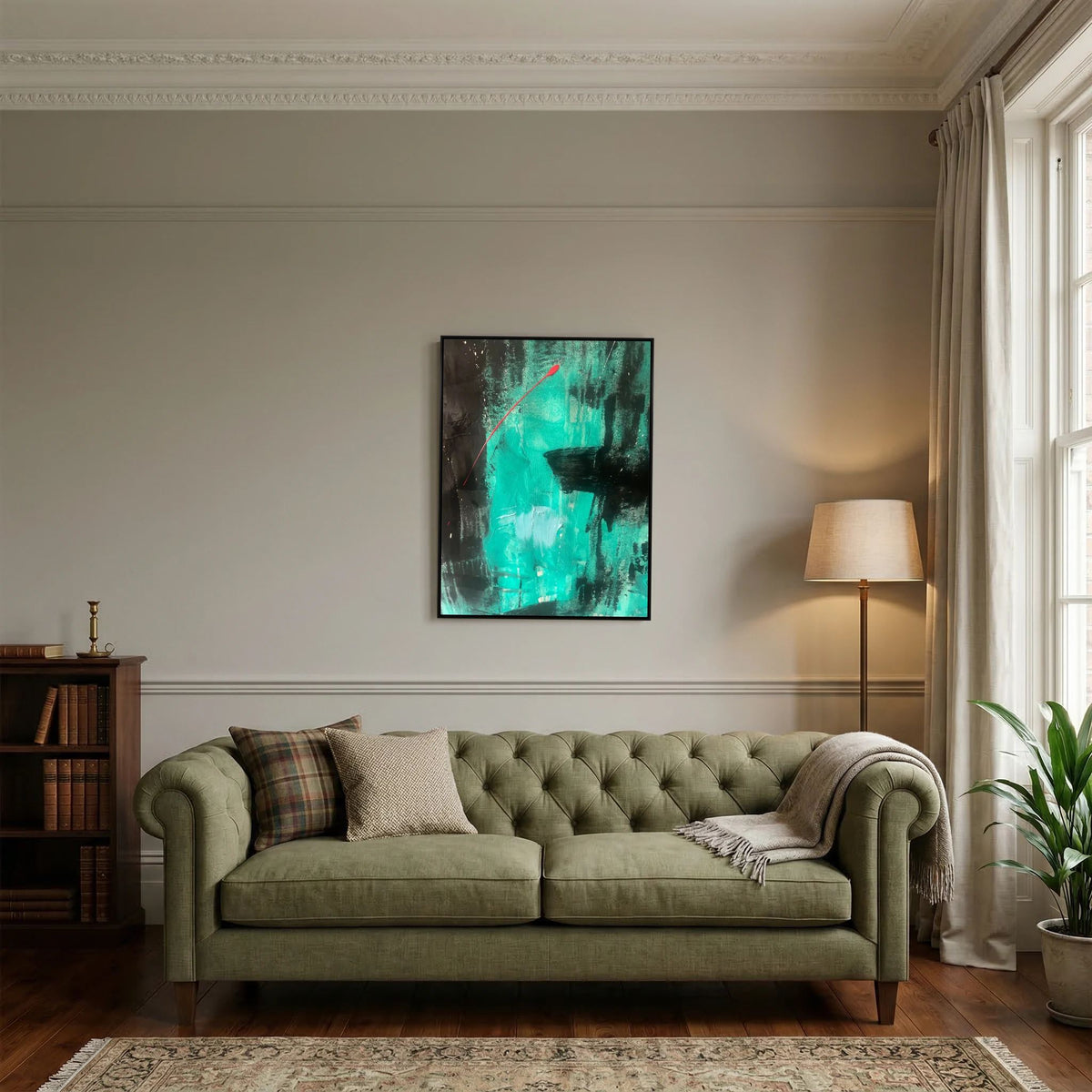 AN ABSTRACT PLACE (2017) CANVAS PRINT 