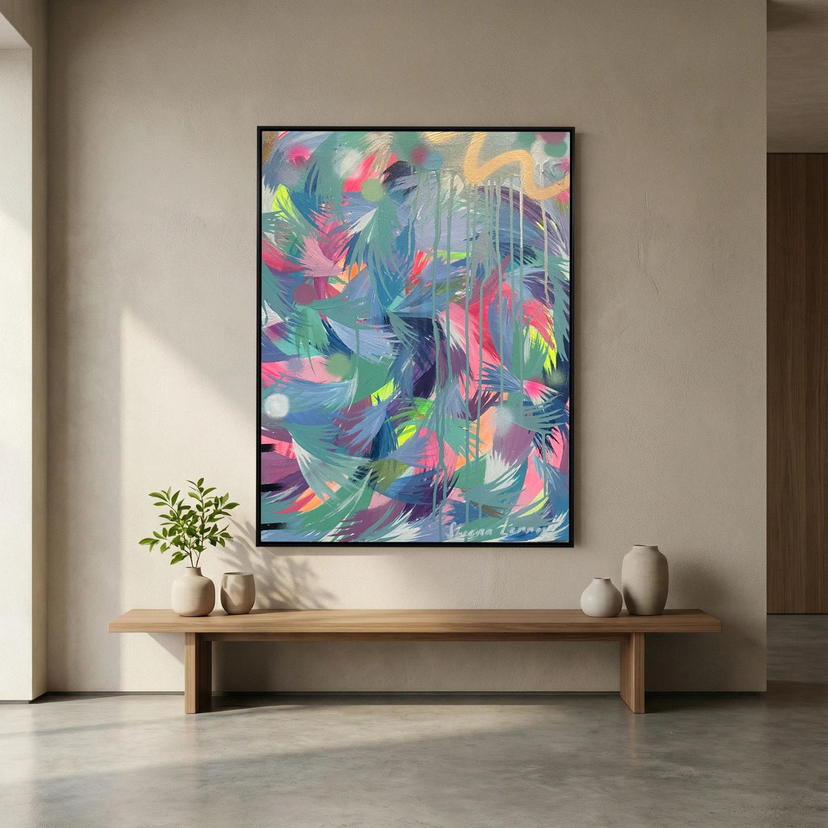 TROPICAL HUES (2021) CANVAS PRINT 