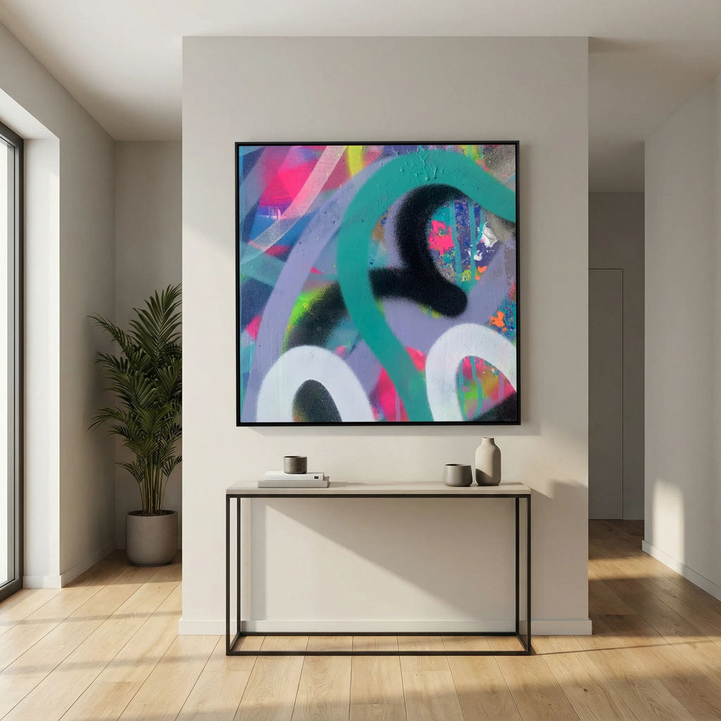 FAIRGROUND PRINT ON CANVAS  