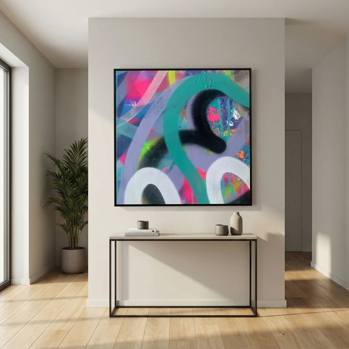 FAIRGROUND PRINT ON CANVAS  