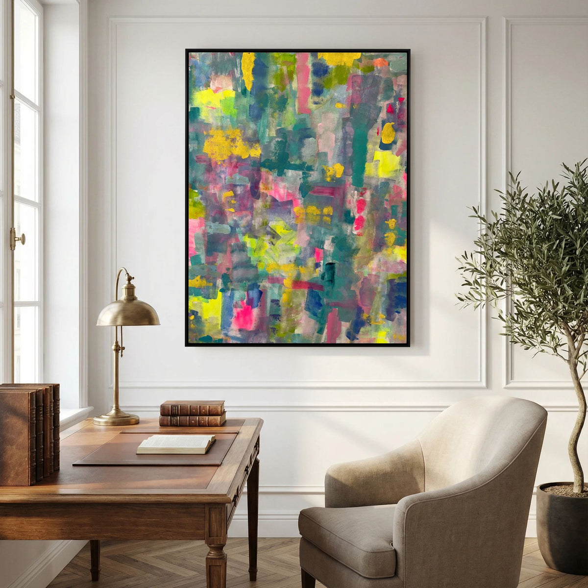 GARDEN IN SUMMER (2023) CANVAS PRINT   