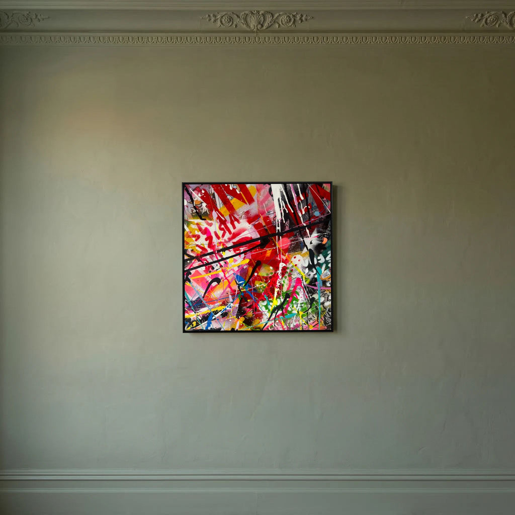 PAINTED NOISE (2023) CANVAS PRINT  