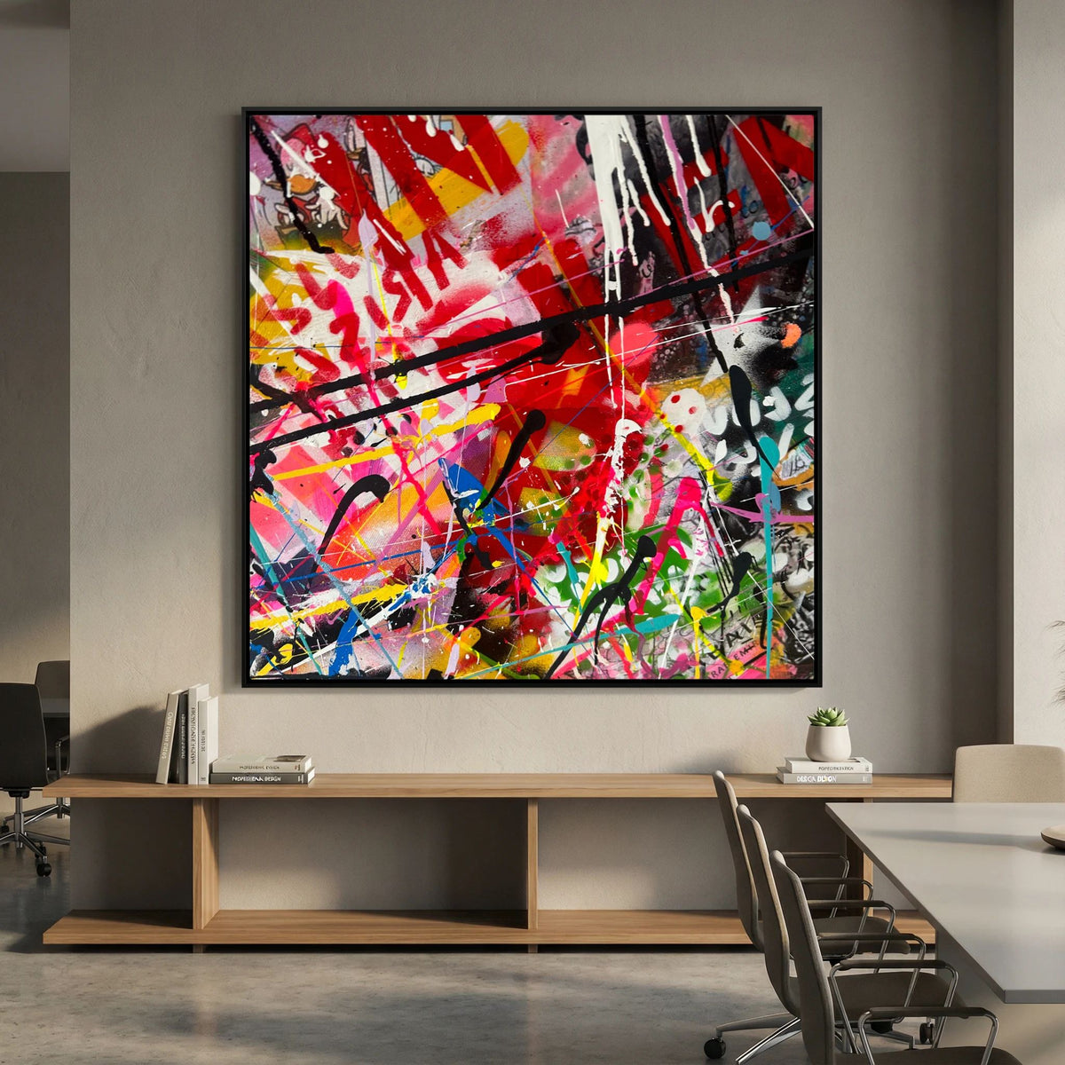 PAINTED NOISE (2023) CANVAS PRINT  