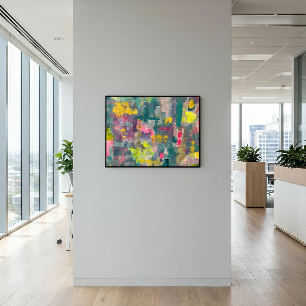 GARDEN IN SUMMER (2023) CANVAS PRINT   