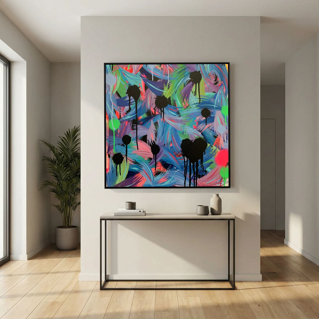 BLACK HEARTS CLUB (2020) PRINT ON CANVAS 