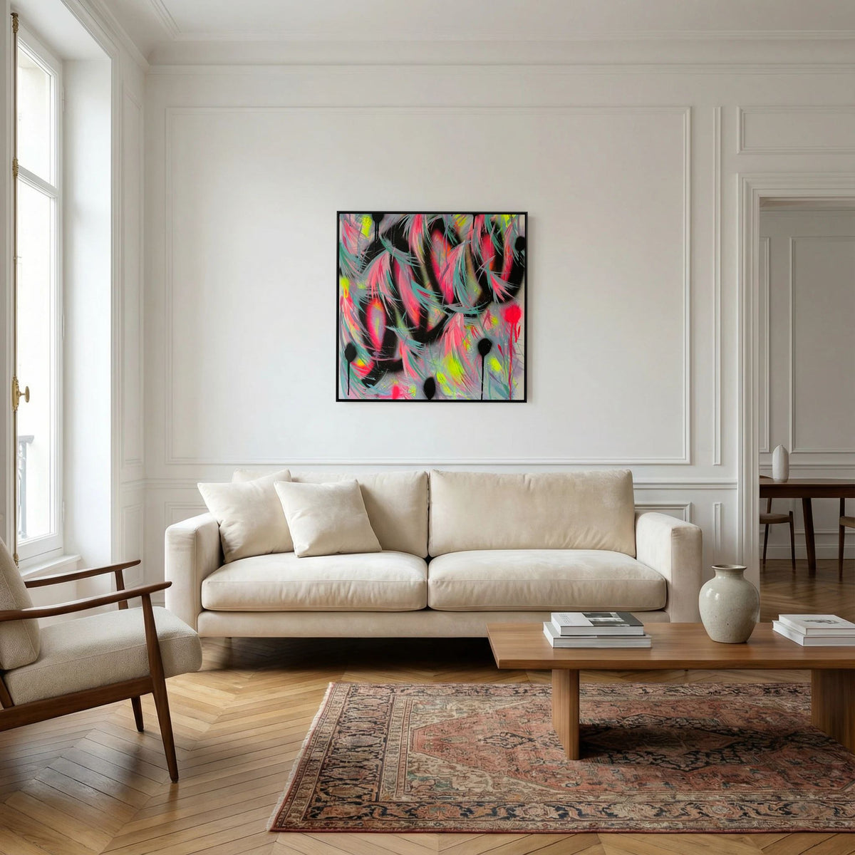 MUTED NOISE (2020) PRINT ON CANVAS  - Copy