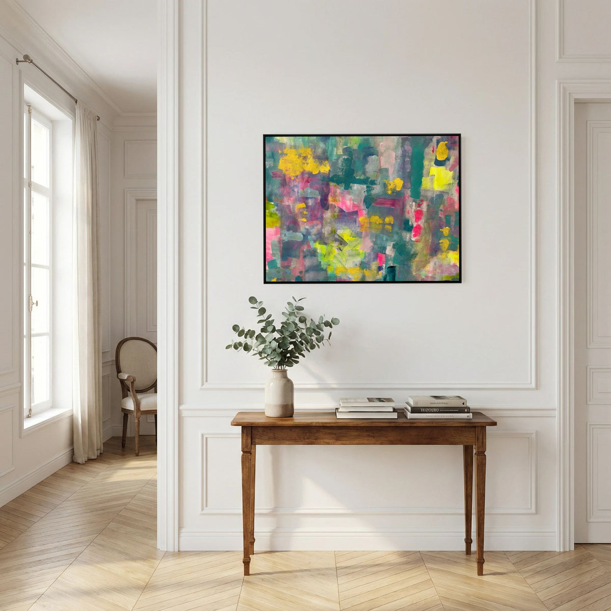 GARDEN IN SUMMER (2023) CANVAS PRINT   