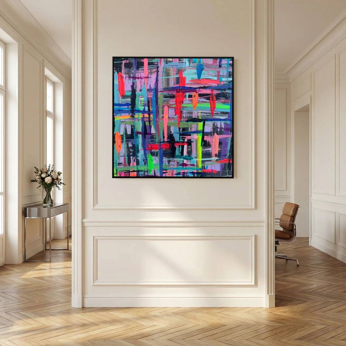 BETWEEN THE LINES (2020) PRINT ON CANVAS 