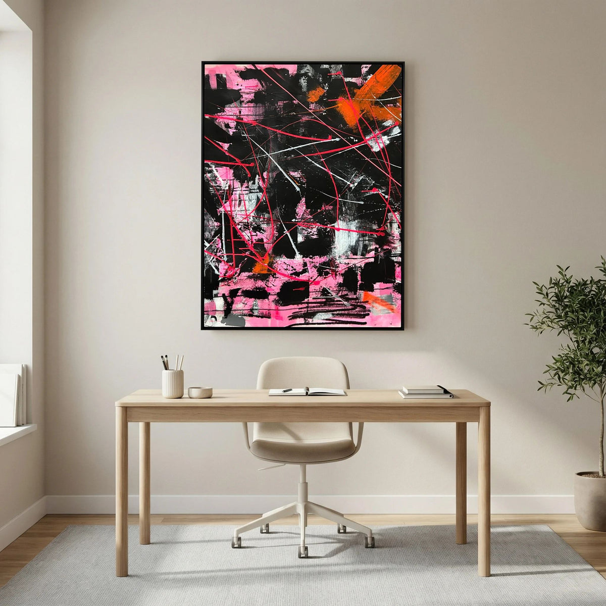 BURN A BRIDGE (2024) CANVAS PRINT 