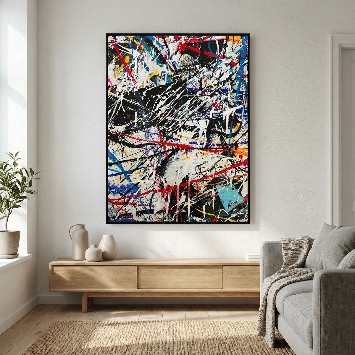 DESTRUCTION  (2024) CANVAS PRINT   