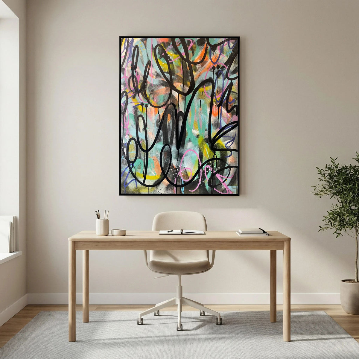 CHAOTIC (2022) CANVAS PRINT 