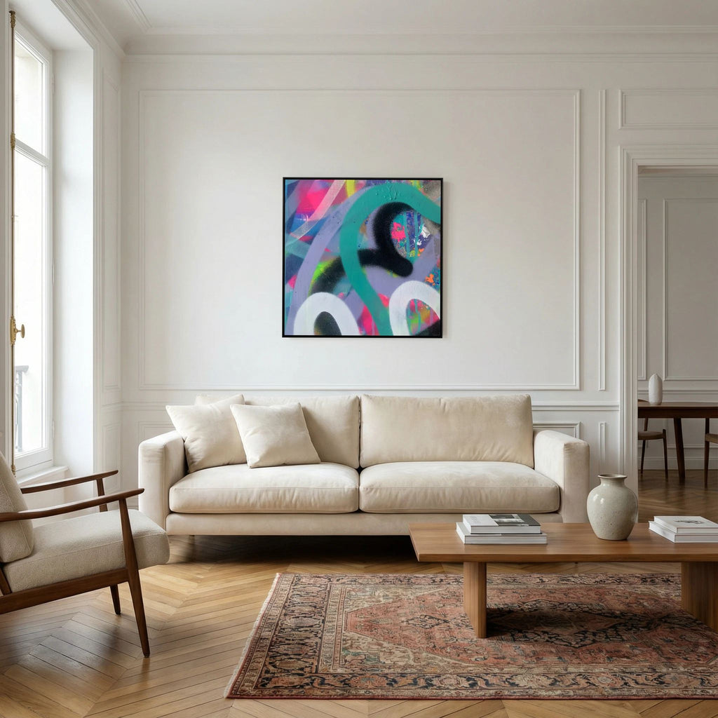 FAIRGROUND PRINT ON CANVAS  