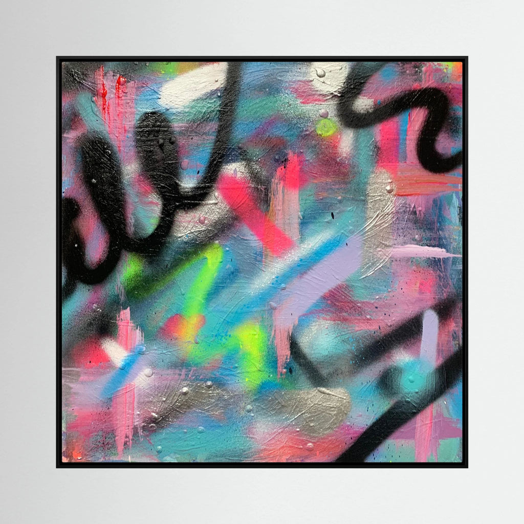 CONFETTI PRINT ON CANVAS 