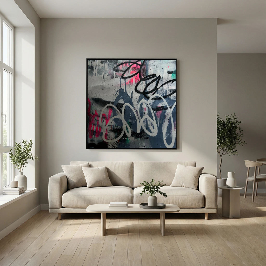 LOVE IN REVERSE PRINT ON CANVAS