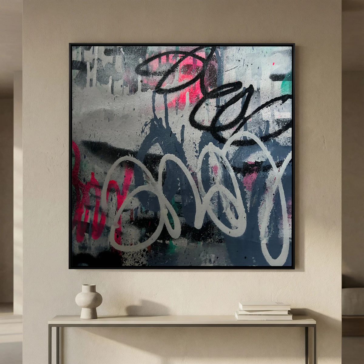 LOVE IN REVERSE PRINT ON CANVAS