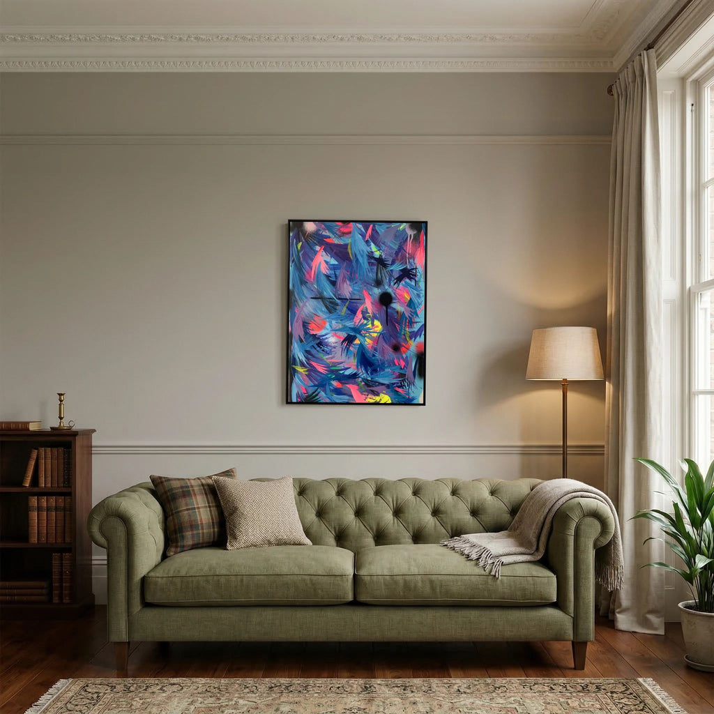 CYAN (2021) CANVAS PRINT  